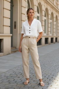 Lightweight Cotton-Linen T-Shirt for Effortless Summer Style 3