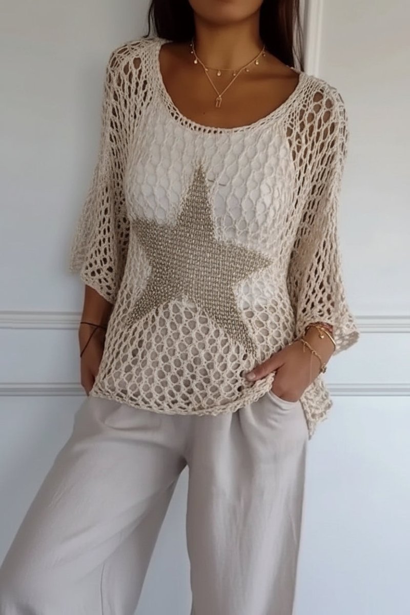 Lightweight Crochet Crop Top for Effortless Summer Style and Comfort 2