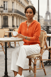 Lightweight Knitted Hoodie for Effortless Casual Layering and Comfort 3