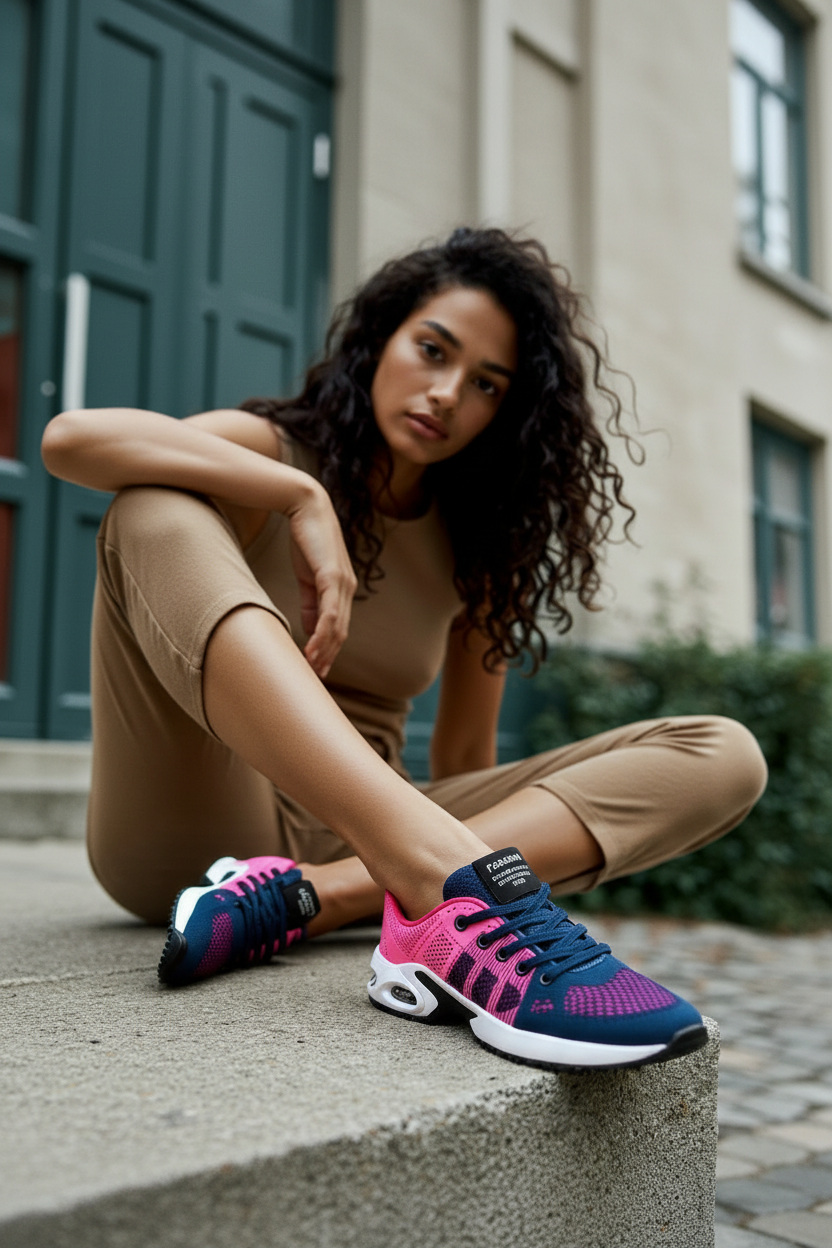 Lightweight Orthopedic Running Sneakers with Shock Absorption 1