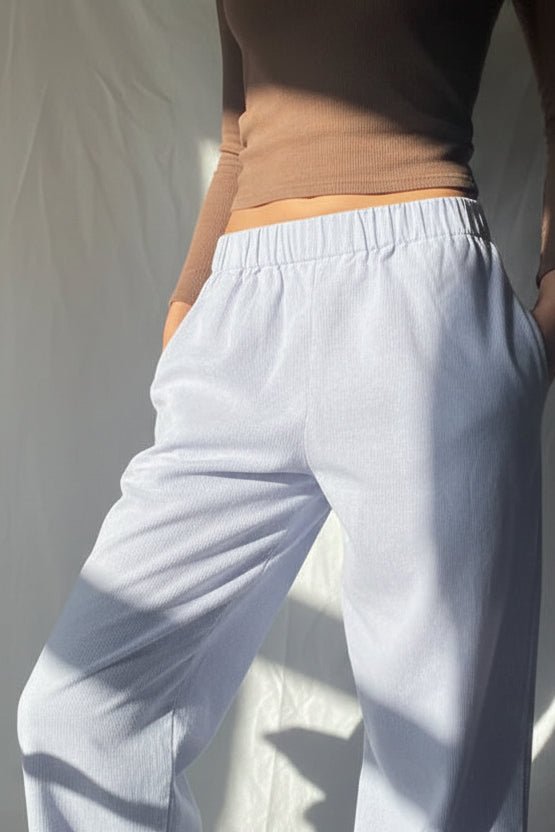 Lightweight Striped Pants for Effortless Warm Weather Style 1