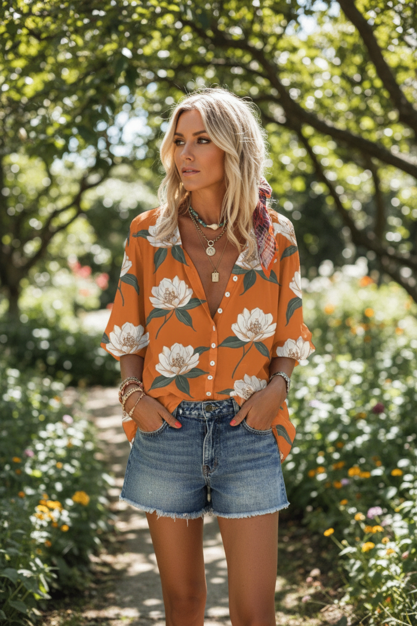 Lightweight Summer Blouse for Effortless Style and Comfort 1