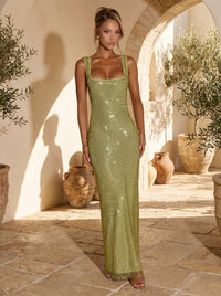 Serenity Flow Occasion Maxi Dress