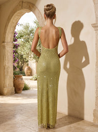 Serenity Flow Occasion Maxi Dress