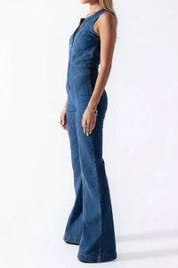 Sleek Deep Jumpsuit Vneck