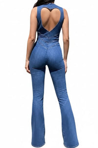 Sleek Deep Jumpsuit Vneck