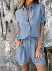 Airy Linen Two Piece Set