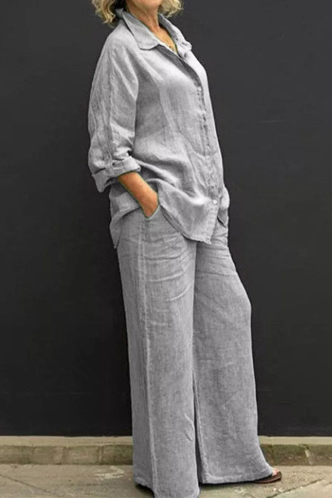 Minimal Chic Coordinated Two Piece Set
