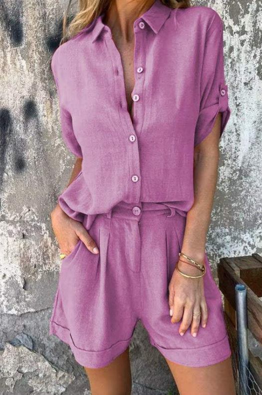 Airy Linen Two Piece Set