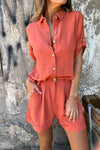Airy Linen Two Piece Set