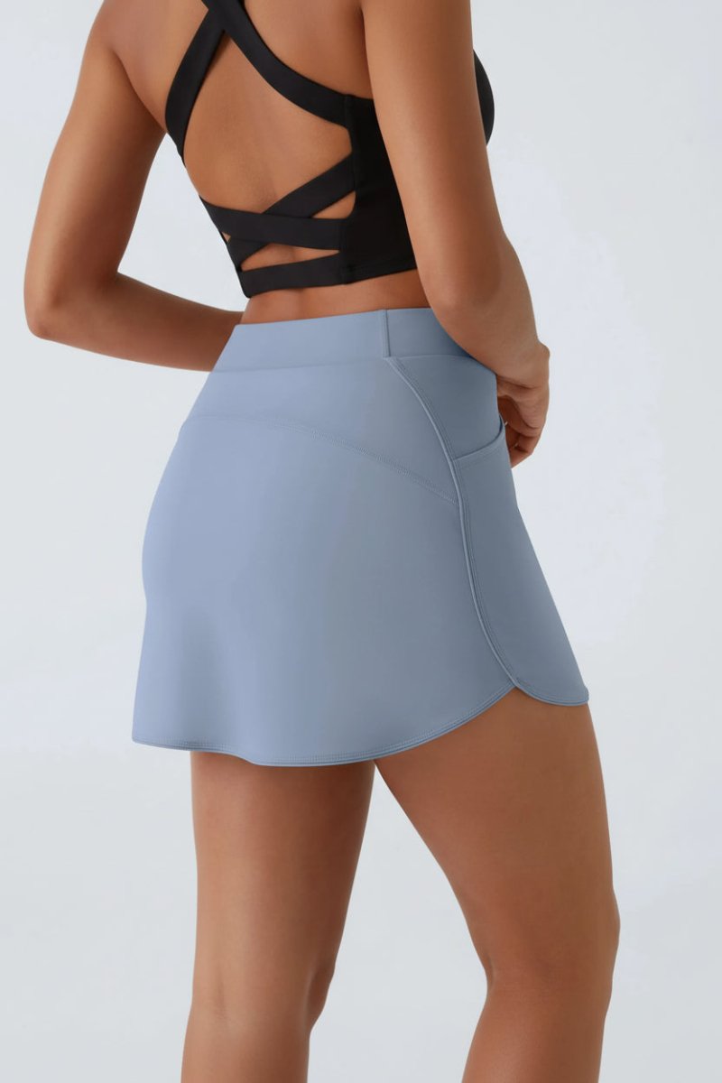 Micro Golf Skirt with Integrated Shorts for Active Comfort and Style 2