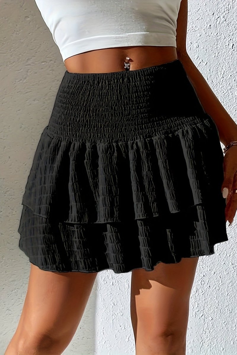 Minimalist Flounce Skirt for Effortless Elegance 7