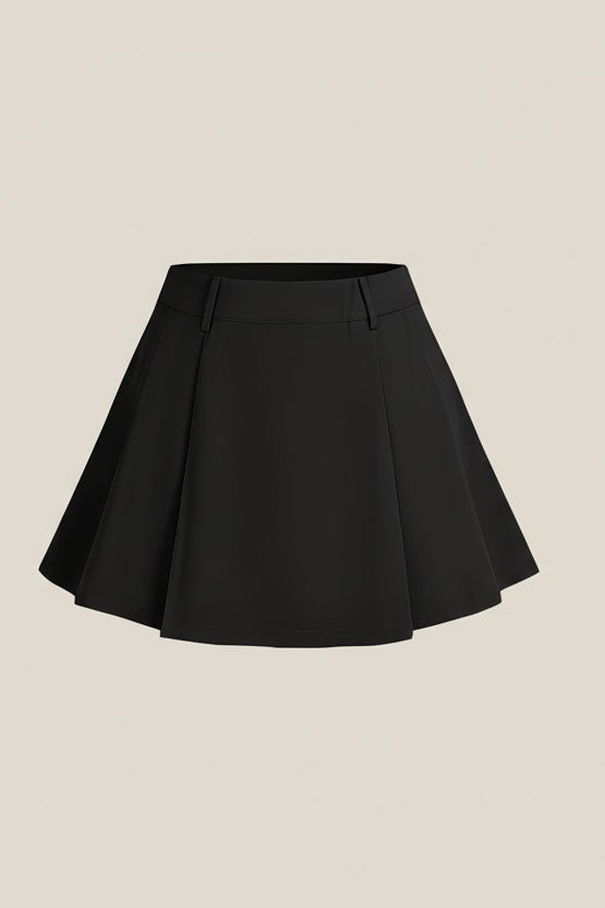 Minimalist High-Waisted Skirt in Premium Crinkle Gauze for Effortless Elegance 2