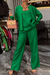 Minimalist Linen Ensemble Set for Effortless Women's Outfit Style 2