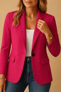 Minimalist Stretch Blazer for Effortless Elegance and Comfort 0