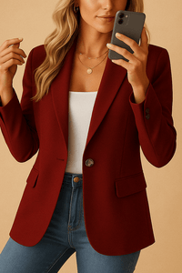 Minimalist Stretch Blazer for Effortless Elegance and Comfort 2