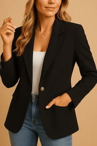 Minimalist Stretch Blazer for Effortless Elegance and Comfort 4