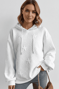 Modern Hoodie with Subtle Textured Star Design for Everyday Comfort 2