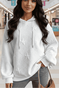Modern Hoodie with Subtle Textured Star Design for Everyday Comfort 3