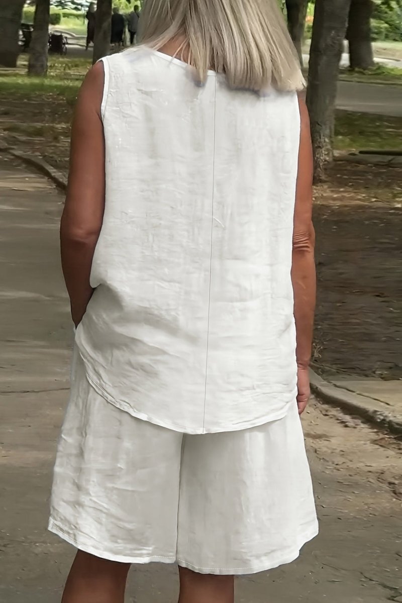 Modern Linen Summer Outfit Set for Effortless Style 1