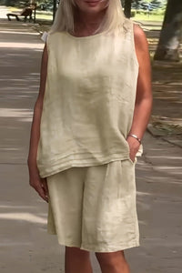 Modern Linen Summer Outfit Set for Effortless Style 2