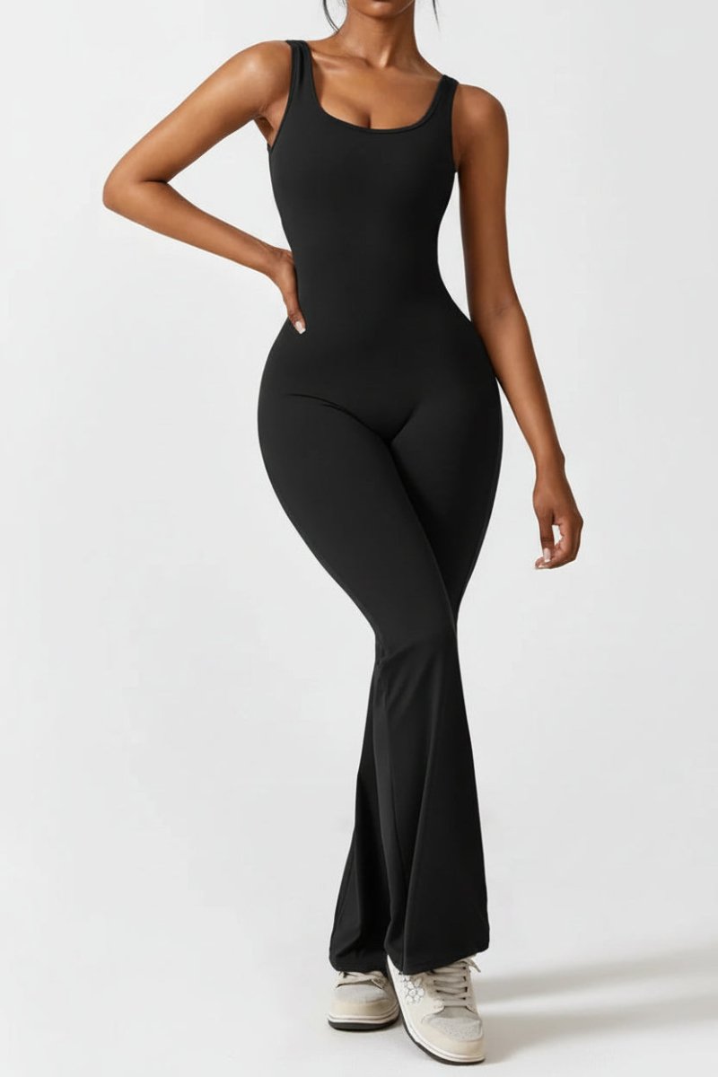 Modern Sleeveless Jumpsuit with Flared Silhouette for Effortless Style 3