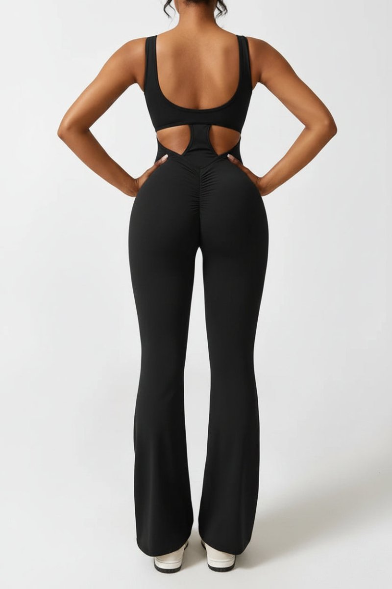 Modern Sleeveless Jumpsuit with Flared Silhouette for Effortless Style 4