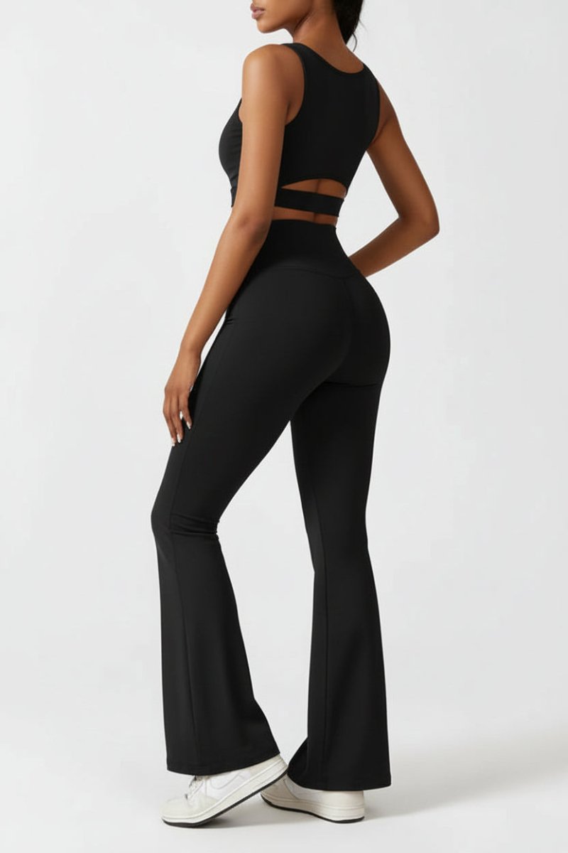 Modern Sleeveless Jumpsuit with Flared Silhouette for Effortless Style 8