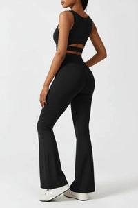Modern Sleeveless Jumpsuit with Flared Silhouette for Effortless Style 8