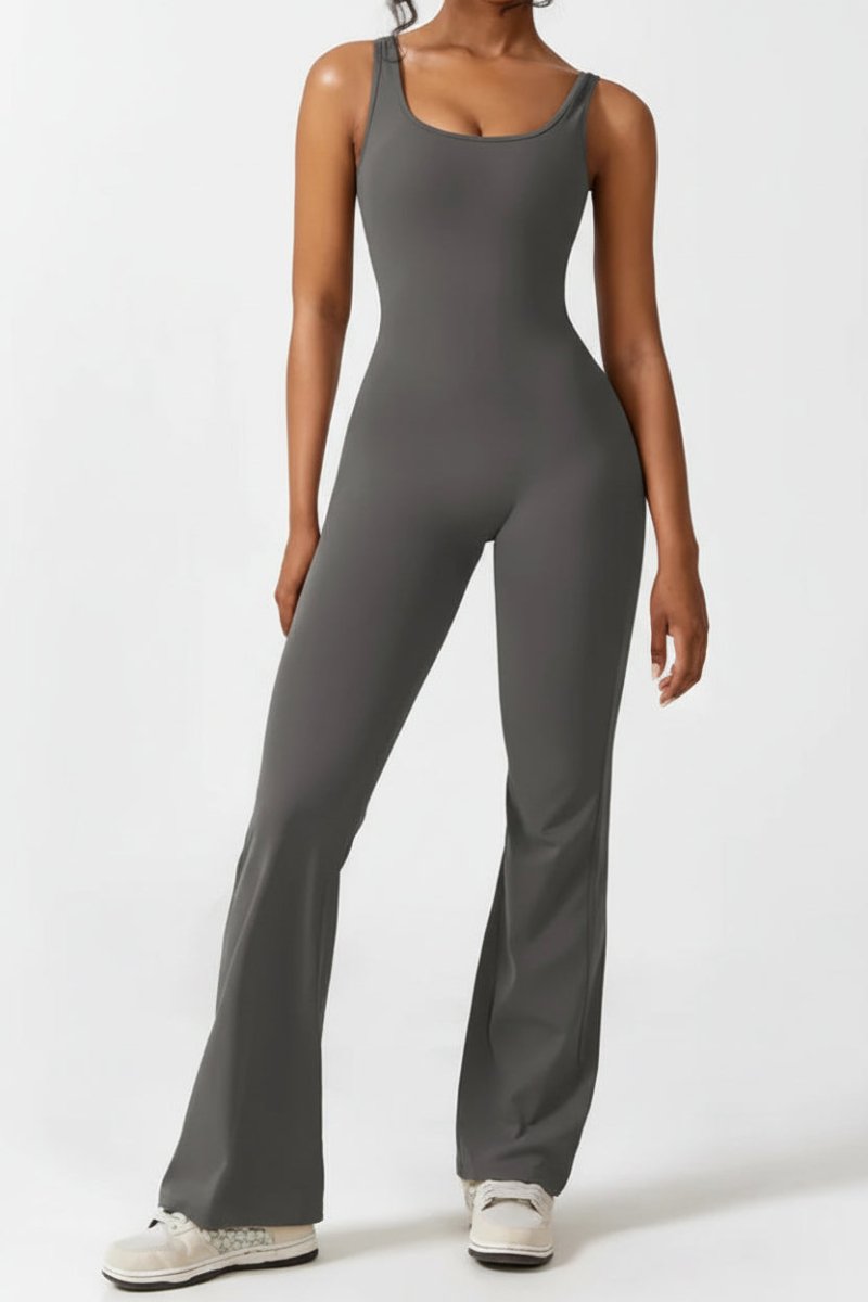 Modern Sleeveless Jumpsuit with Flared Silhouette for Effortless Style 9