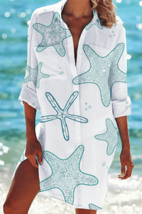 Nautical Print Summer Top in Lightweight Fabric for Effortless Style 7