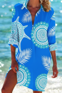 Nautical Print Summer Top in Lightweight Fabric for Effortless Style 8