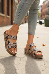 Comfort Platform Sandals