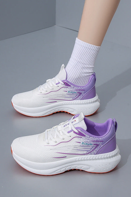 Breathable Fly-Knit Casual Running Shoes