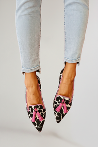 Elegant Pointed Toe Buckle Loafers