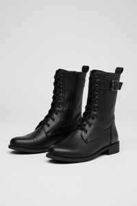 Orthopedic Lace-Up Spring Boots for Comfort and Support 3