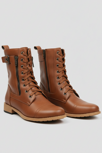 Orthopedic Lace-Up Spring Boots for Comfort and Support 4