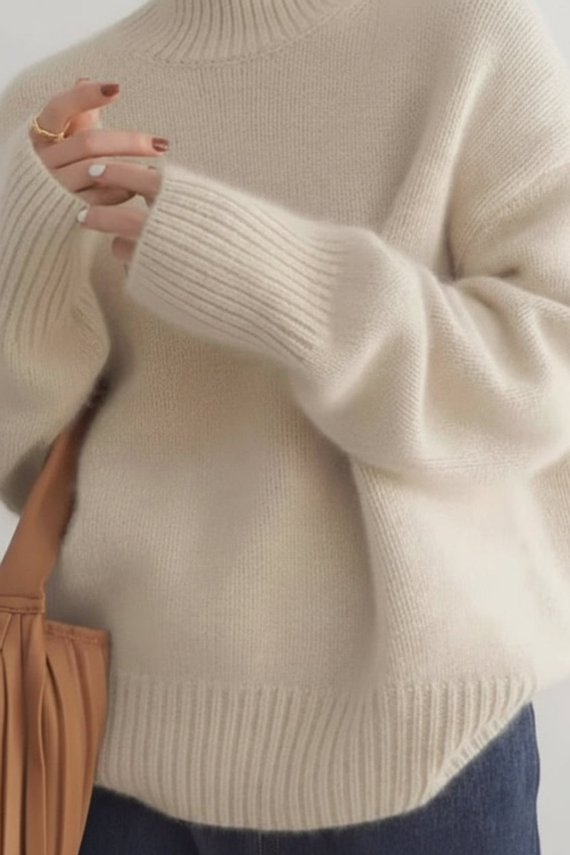 Oversized Knit Turtleneck for Effortless Comfort and Style 4