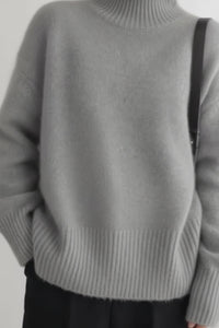Oversized Knit Turtleneck for Effortless Comfort and Style 8
