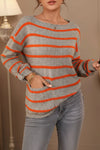 Oversized Striped Sweater for Effortless Casual Style 0