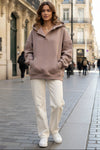 Oversized Sweatshirt in Soft-Touch Fabric for Casual Comfort and Style 0