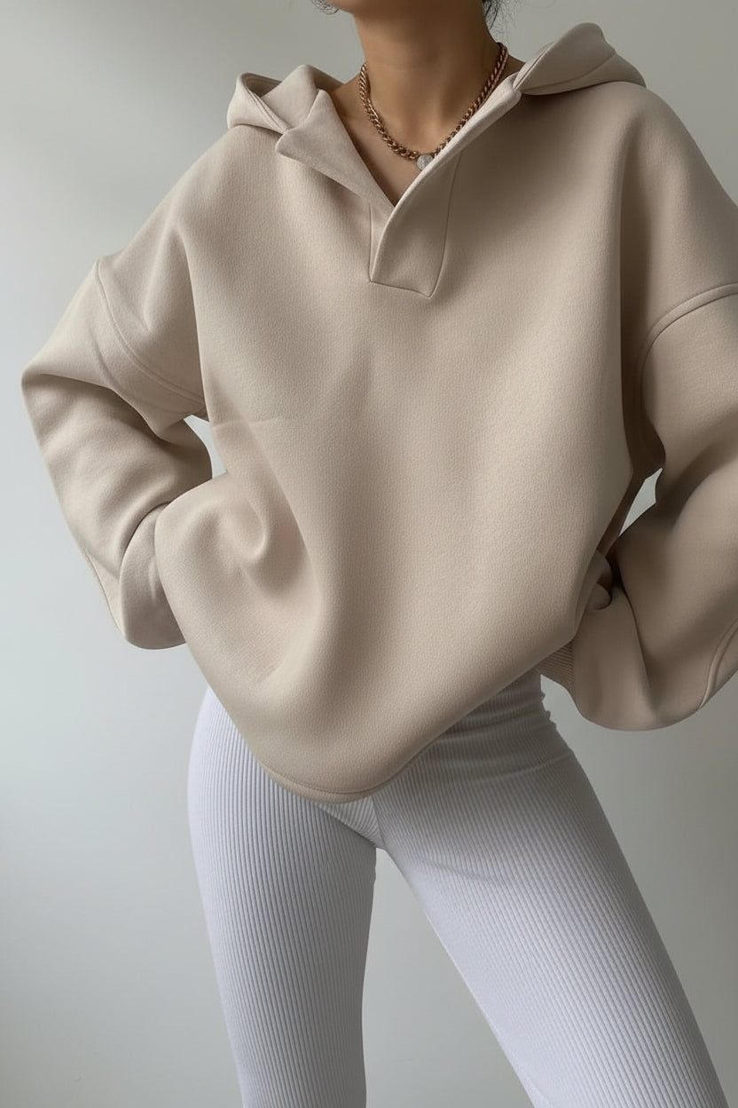 Oversized Sweatshirt in Soft-Touch Fabric for Casual Comfort and Style 1