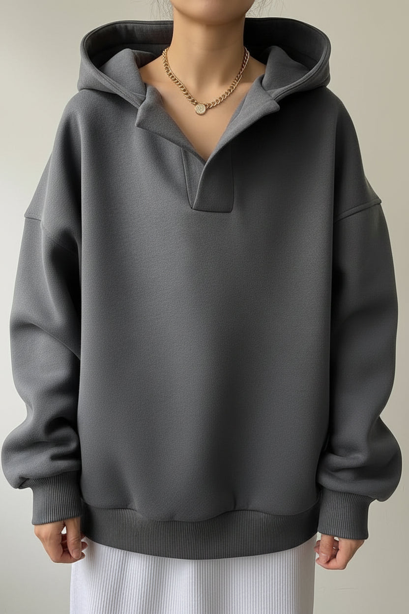 Oversized Sweatshirt in Soft-Touch Fabric for Casual Comfort and Style 2