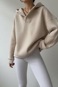 Oversized Sweatshirt in Soft-Touch Fabric for Casual Comfort and Style 3