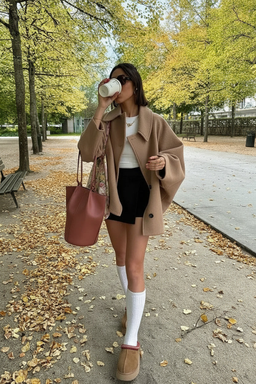 Oversized Transitional Jacket for Effortless Style and Comfort 1