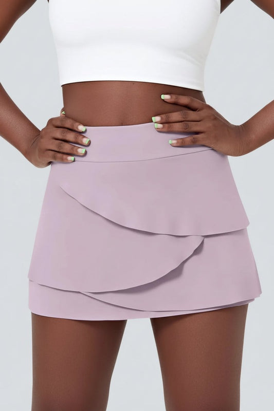 Performance Golf Skirt with Tiered Design and Pockets for Effortless Movement 0