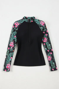 Petalune Modest Swimwear - Two-Piece Rashguard Swimsuit with UPF 50+ Protection 1