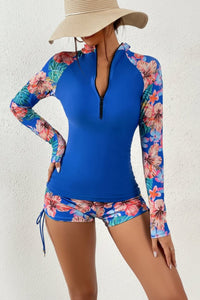 Petalune Modest Swimwear - Two-Piece Rashguard Swimsuit with UPF 50+ Protection 3