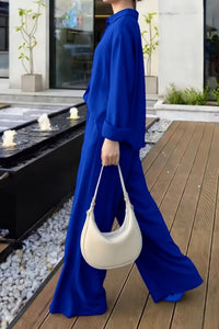 Plus Size Linen Long Sleeve Pant Set for Effortless Elegance 6
