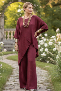 Plus Size Linen Two-Piece Set for Effortless Style and Comfort 2